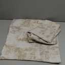 FUTEI Khaki White Decorative Throw Pillow Covers 18x18 Inch Set of 2,Soft Faux Cashmere Jacquard Weave Vintage Cushion Case,Modern Home Decor for Couch Bed Living Room