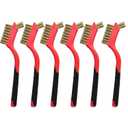 6 Pcs Brass Wire Cleaning Brush Set, Anti-Static Non-Scratch Polishing Brushes for Delicate Surfaces