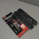 40PCS Precut Kinesiology Tape Strips, 2 inch x 10 inch Athletic Tape, Kinetic Tape, Elastic Muscle Tape, Sports Tape, Knee Tape for Exercise and Daily Use - Black