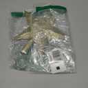 Leuceiy Christmas Tree Topper 10 Inch,Glitter Christmas Ornaments Star Xmas Decoration on Tree for Holiday Ornament or Home Decor(Gold)