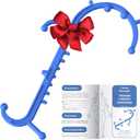 Deep Tissue Back & Neck Massager - Back Massager Stick for Pain Relief, Muscle Knot Remover, Trigger Point Massage Tool for Full Body, Shoulders, Legs - Pressure Point Massage Tool (Blue)