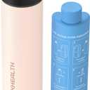 Compact 60H Insulin Cooler Travel Case TSA Approved Ice Packs Medication Cooler for Travel Temp-observable Refrigerated Medicine Diabetic Travel Case With QR Medical Travel Tag (Rose Quartz)