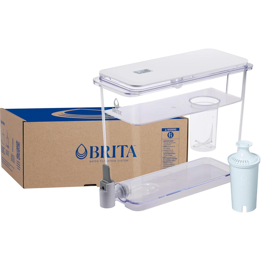 Brita UltraMax Large Water Dispenser with 1 BritaPlus Filter, 27 Cup, White (Package May Vary) Brita UltraMax Large Water Dispenser with 1 BritaPlus Filter, 27 Cup, White (Package May Vary)