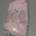 Pink Lace Shower Curtain - Vintage Shower Curtain with Attached Valance, Floral Lace Bath Curtain for Bathroom, Farmhouse Style Shabby Chic Bath Curtain Scalloped Edge, 72 x 72 Inch, 1 Panel