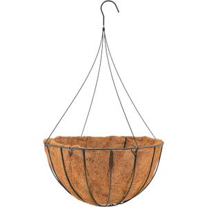 Arcadia Garden Products CB62 Coconut Grower Basket - Black - 18"