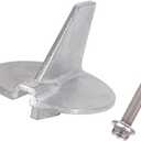 6E5-45371-01 Boat Motor Tab Trim Anode for Yamaha 115HP-225HP 2 stroke and 4 stroke Outboard Engine Replace for Sierra 18-6097, 2 Pieces