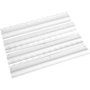 Mahjong Racks with Pushers, White Wooden American Mahjong Tile Pushers and Racks Set of 4, Mahjong Accessories (19.68 Inches), 19.68" L x 2.55" W x 1.06" H