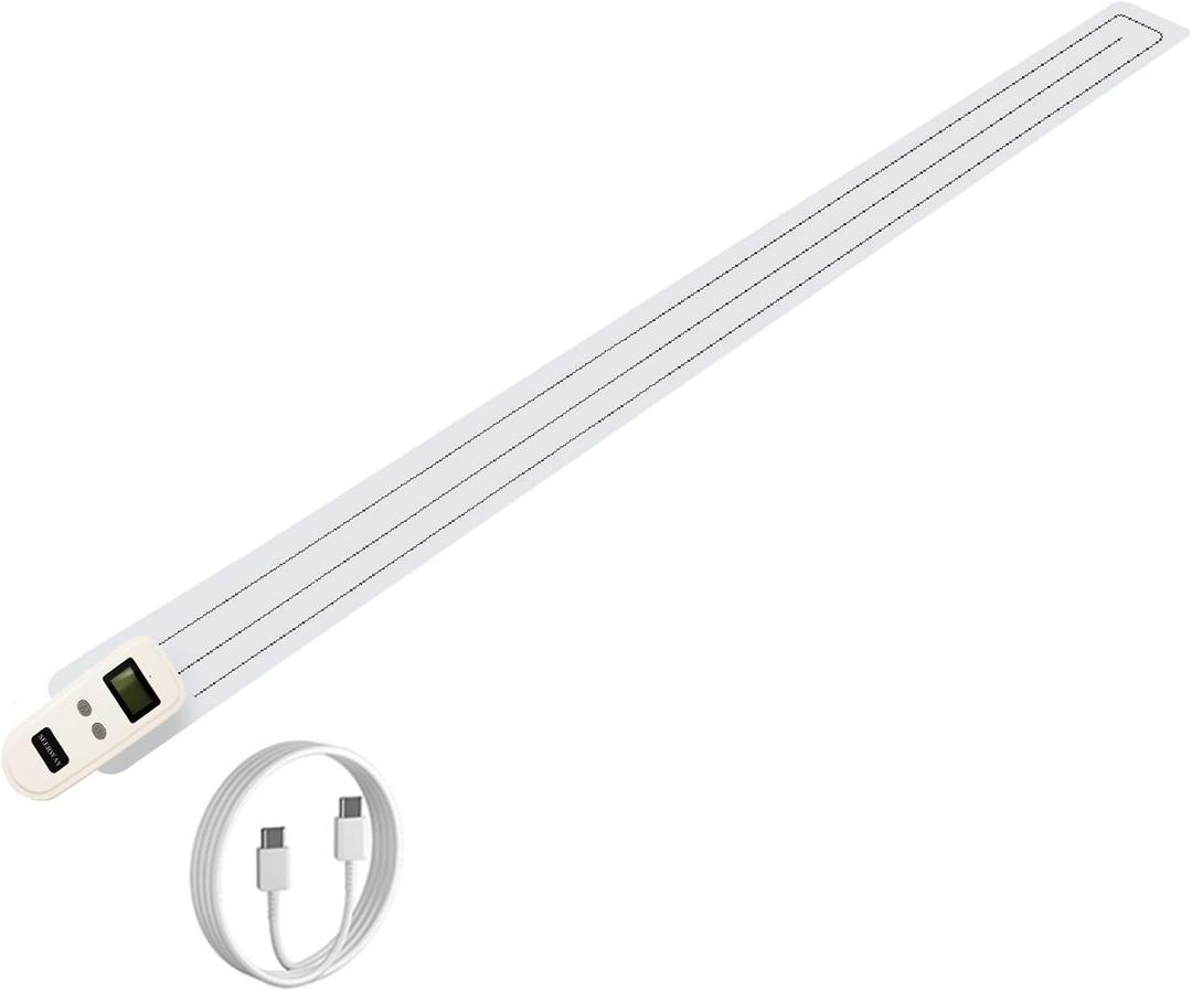 SEERWAY Rechargeable Pet Shock Mat, Cat Repellent Pad, Cat Deterrent Mat, Electric Training Mat Keeps Dogs and Cats Off Windowsill and Narrow Area, 3 Training Modes with 3 Intensities (46"x 3")