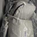 Patio Furniture Covers 4 Piece Set, 600d Heavy Duty Outdoor Furniture Covers Waterproof for Patio Loveseat, Swivel Rocker Chair and Coffee Table,White&Grayish Green (Large, Beige)