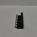 VIS'V Key Holder Wall Mount, Compact Adhesive Key Rack with Tray, 6 Hooks, 2 Mount Options, Black