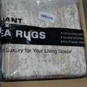 Madane 8x10 Area Rugs for Living Room, Machine Washable Vintage Neutral Rug with Non-Slip Backing, Soft Large Throw Rug, Thin Carpet for Bedroom Dining Room Farmhouse (8 x 10, Beige/Brown)
