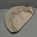Pouf Cover, 100% Cotton Handmade Knitted Ottoman Pouf Cover Round Foot Stool