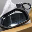 Side Mirror for Toyota Camry 2018 2019 2020 2021 2022 2023 2024 Power| Heated |Turning Signal |-6Pins, Left Driver Side Door Mirror,replace for Partslink # TO1320367, Black LH, POWER+LAMP+HEAT-6 Pins
