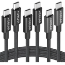 Kobilar USB C to USB C Cable,60W 3A Fast Charging USB C Charger Cable 3 Pack(3.3+5+6.6ft),Type C to Type C Cable for iPhone15/15Pro/16Plus/16ProMax/ipad Air 4/iPad Pro2022/Samsung S23