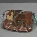 Befen Anti Theft Genuine Leather Crossbody Bags for Women Handbags and Shoulder Basg with Built in Wallet RFID Leather Purse (Brown)