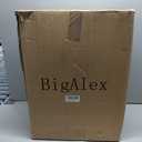 Big Alex Rollator Walker with Seat, Walker for Seniors with Wider Seat, Folding Rolling Walkers with 10" All-Terrain Wheels, Lightweight Aluminum Walkers Rollator with Backrest, Cup Holder,Red: Health & Household