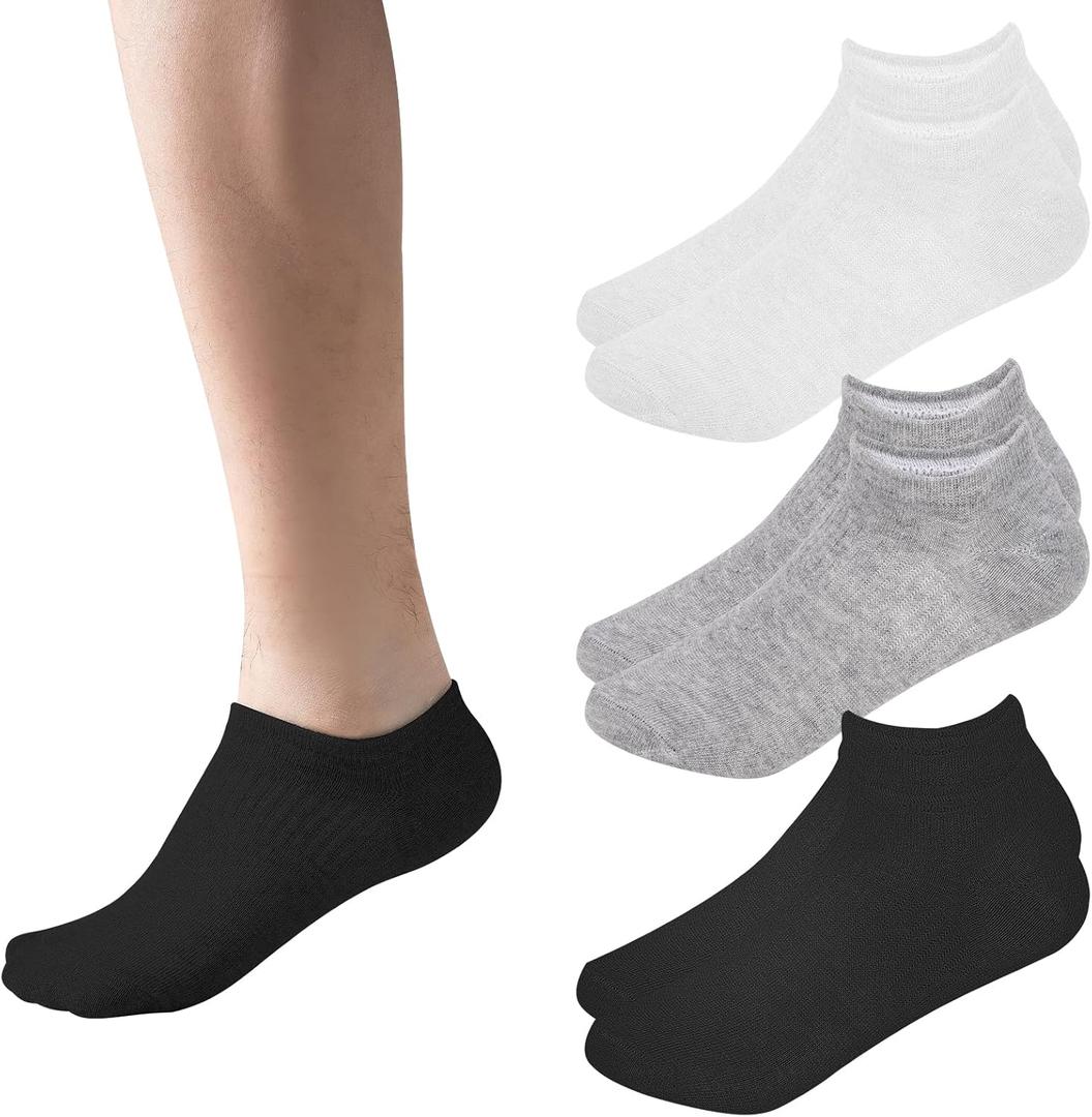 3 x Sunm Boutique No Show Socks Womens Low Cut & Non Slip, Invisible Liner Casual & Formal Socks, Flat Boat Line 3 Pairs (M)