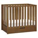 Carter's by DaVinci Colby 4-in-1 Mini Baby Crib w/Trundle Drawer - Walnut
GREENGUARD Gold Certified Convertible Crib - Converts to Toddler Bed, Daybed & Full-Size Bed - 4 Adjustable Mattress Heights