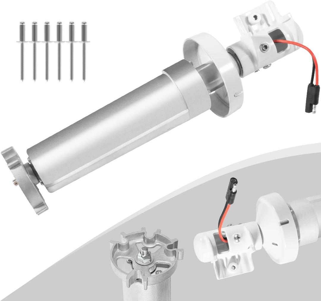 3310423.209B Torsion Assembly RH White for Dometic 9100 Series Power Awnings Motor, Power Awning Drive Head Assembly