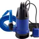 1.5HP Sump Pump, 4000GPH High Flow Clean&Dirty Submersible Water Pump, Thermoplastic Electric Portable Utility Pump for Pool Draining Hot Tub Garden Basement