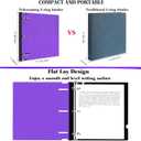 INFUN 1.5 Inch Telescoping 3 Ring Binder, 6 Pack Portable Plastic Binder with Telescoping Spine, Holds 8.5" x 11" Paper, Assorted ColorsPerfect for School, Office & Home