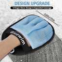 Pet Hair Removal Glove,Upgraded Five-Finger Electrostatic Pet Hair Removal Gloves,Cat and Dog Hair Removal Device,Cat Beauty Gloves,Suitable for Sofa&Furniture&Clothing Magic Brush (2PCS)