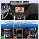 8 Core 6G+128G Android Car Stereo Radio for Hyundai Sonata 2010-2015 with 360° Panoramic View 9 Inch Touch Screen Wireless CarPlay Android Auto Backup Camera GPS Navigation WiFi