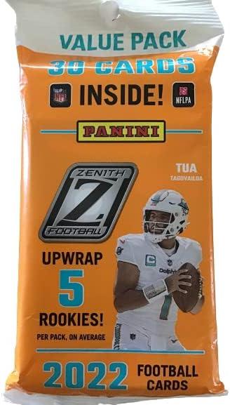 2022 Panini Zenith 30 Card Value Pack Includes 5 rookies Cello Fat Hanger Pack