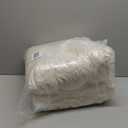 Rocking Chair Cushion, Premium Corduroy Seat and Back Cushion with Ties, Suitable for Indoor/Outdoor Rocker, Pack of 2, Beige (Set of 2)