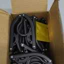 30 Pcs Travel Hangers Portable Foldable Travel Hanger Organizer, Plastic Cruise Essentials Clothes Drying Rack Folding Hangers for Camping Flying RV Europe Vacation Essentials Suitcase, Black