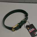 Tuff Pupper Classic Heavy Duty Dog Collar | 10x Stronger Than Leather | 100% Waterproof & Odor Proof Dog Collar | Tough Rust-Proof All Metal Hardware (Forest Green)