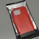 DOMAVER Case for iPhone 16 Pro Max 6.9'' Smooth Liquid Silicone Soft Gel Rubber Microfiber Lining Cushion Cover Shockproof Protective Phone Cases Compatible with iPhone 16 Pro Max - Red