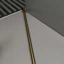 Ivilon Tension Curtain Rod - Spring Tension Rod for Windows or Shower, 54 to 90 Inch. Warm Gold