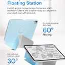 MOFT Dynamic Folio Case for iPad Pro 11- inch (M5 2025 / M4 2024), Slim Magnetic Stand Case with 20+ Viewing Angles, Auto Wake/Sleep, Ultra Thin, Soothing Mist x Misty Cove