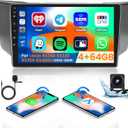 4GB 64GB Stereo for Lexus RX300 RX330 RX350 RX400H 2004 2005 2006 2007 2008 2009 CarPlay Radio 8 Core Android 15 Head Unit Backup Camera IPS 9" Touchscreen GPS DSP 59UI