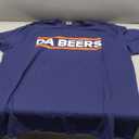 DA Beers Funny Party Beer Day Drinking Blue & Orange TShirt, 2 XL, Navy Blue