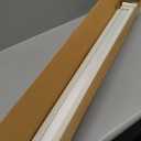 ShadesU Cordless Zebra Blinds Light Filtering Dual-Layer Window Shades for Privacy (Ivory Color) (Maximum Height 72") (Width 34")