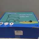 Vehipa Rug Tufting Gun with Carpet Trimmer Kit - 2 in 1 Cut Loop Pile Tufting Gun with Tufting Shears, Tufting Cloth, Yarn, Brushes, Scrapers for DIY Rug Making (Cerulean)