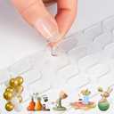 2 x Versatile Double-Sided Adhesive dots, Ideal for Making Posters, car Toys, DIY Crafts, Decorations, Party Balloons, and More. (200, 0.31 * 0.51IN)