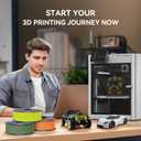 SUNLU 3D Printer Filament Bundle PLA Matte 1.75mm, Super Neatly Wound PLA Filament with Matte Finish, Print with 99% FDM 3D Printers, 1kg Spool (2.2lbs), 2 Packs, Matte Black+Matte White