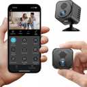 2026 Security Camera, 2K HD Mini Wireless Indoor Camera for Home with Night Vision, WiFi Nanny Camera for Pet/Baby/Elder, 60-Days Ultra-Long Battery Life, Motion Detection,Remote Reviewing