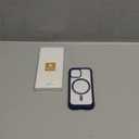 Miracase Magnetic Case for iPhone 13 Mini 5.4 Inch, with MagSafe, Built in Screen Protector, Full Body Protection(Dark Blue)