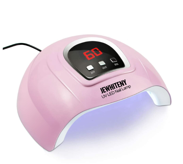 UV LED Nail Lamp 54W, Professional Nail Dryer Gel Polish Light, UV Light with 3 Timer Setting, Curing Gel LED Dryer, Art Tools with Automatic Sensor, LCD Display