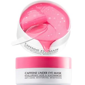 Enaskin Naturals Brightening Under Eye Masks: 40 Pairs Caffeine Eye Patches for Dark Circles and Puffiness