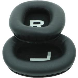 INF 1 Pair of Protein PU Leather Ear Cushions, Ear Pads for Headphones, for Mpow H12 with LR Sign, Easy to Distinguish Left and Right Position, Precise Fit, Black