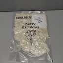 Pearl White Balloons Different Sizes 5 10 12 18 Inch, 134 Pcs White Balloon Garland Arch Kit, Royal White Latex Balloons for Birthday Wedding Baby Shower Party Decorations. Pearl white