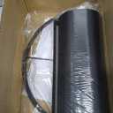 GOSO Medium Black Lamp Shade -for Table Lamps, Floor Lamps-13 * 13 * 10 inch (Spider) Barrel Lampshades Replacement-Rustic DIY Modern Shade for Night Stand Lights for Bedroom Required Assembly (Black - Natural Faux Silk)