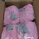 100PCS Spandex Stretch Chair Sashes Bows Elastic Chair Cover Bands Ties with Buckle Slider for Wedding Party Reception Events Universal Ceremony Banquet Decorations(Pink)