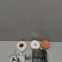 Mini Bench Grinder with 3 Wheels, Electric Multi-Purpose Grinding Machine for Metal, Wood, Knife Making, Jewelry Buffing, 6.3 x 3.5 inch Base