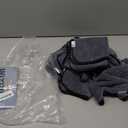 Cosy Family 10 Pack Makeup Remover Wash Cloths - Soft Microfiber Fingertip Facial Cleansing Cloths for Hand and Make Up, 12 x 12 in, Black Grey